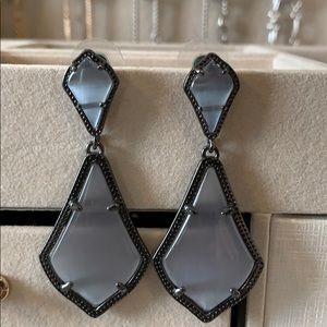 Kendra Scott Earrings - Slate Cats Eye